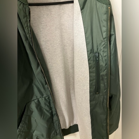OBEY Bomber Jacket Green Light Coat Large Mens L - Picture 3 of 7